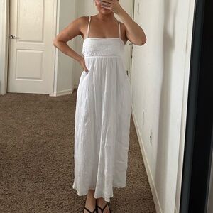 A&F Crinkle Midi Dress